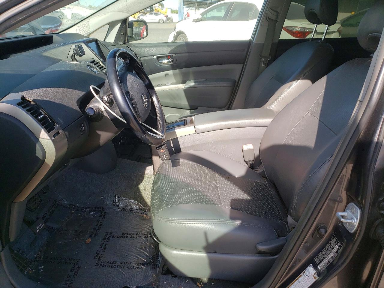 2009 Toyota Prius Touring Gray vin: JTDKB20U393479334