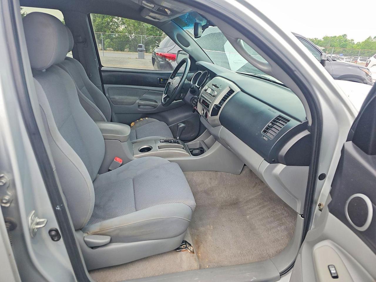 2007 Toyota Tacoma Double Cab Long Bed Silver vin: 5TEMU52N47Z329225