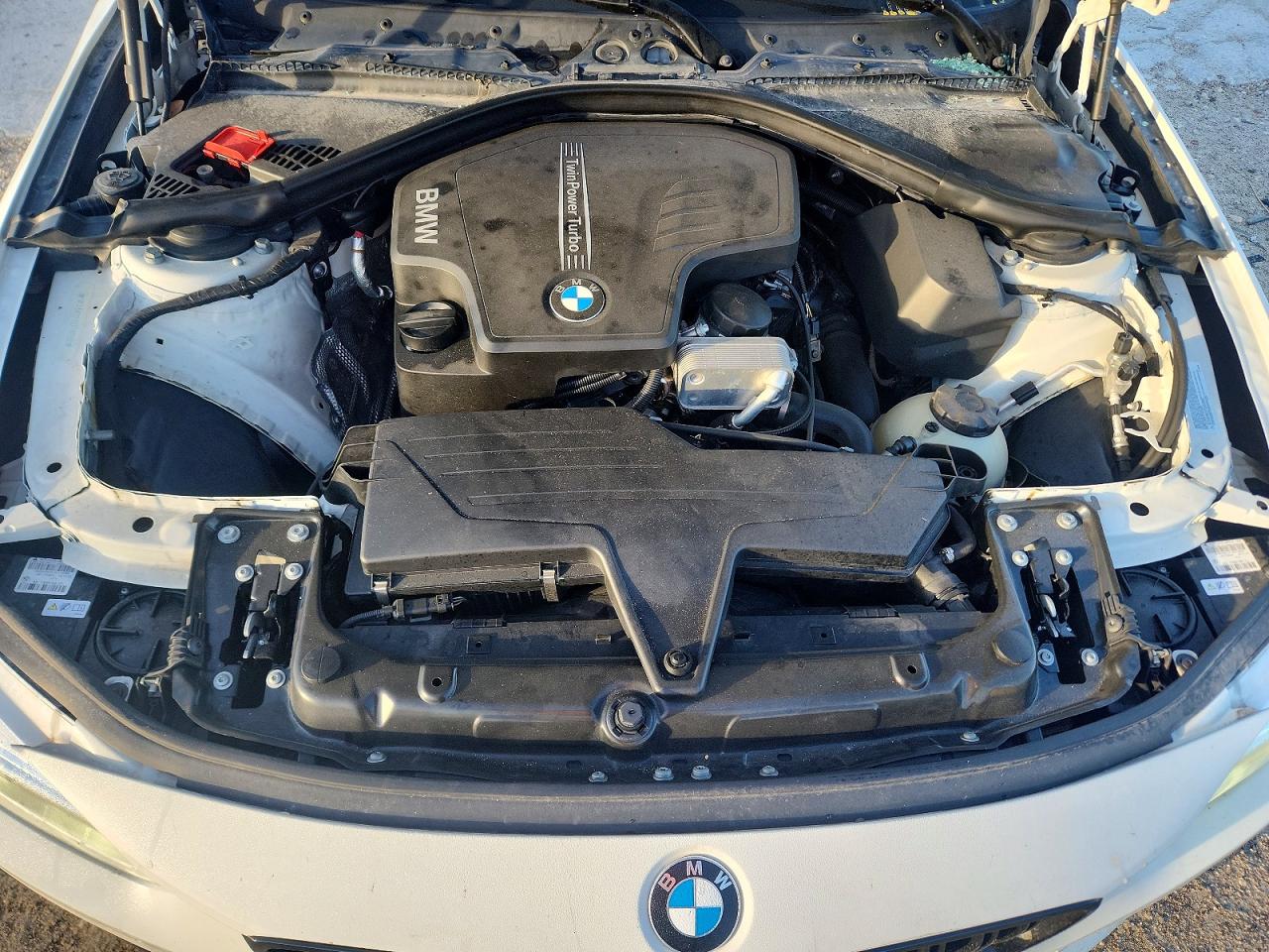 2014 Bmw 428 I White vin: WBA3N7C59EF719666