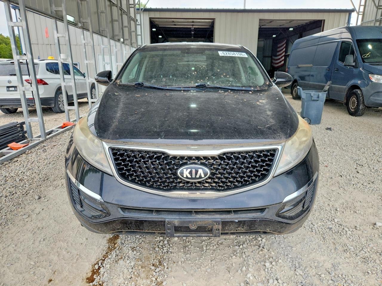 2014 Kia Sportage Lx Black vin: KNDPBCAC0E7642624