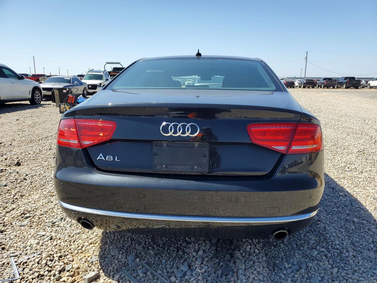 2013 Audi A8 L Quattro Black vin: WAURGAFDXDN008261