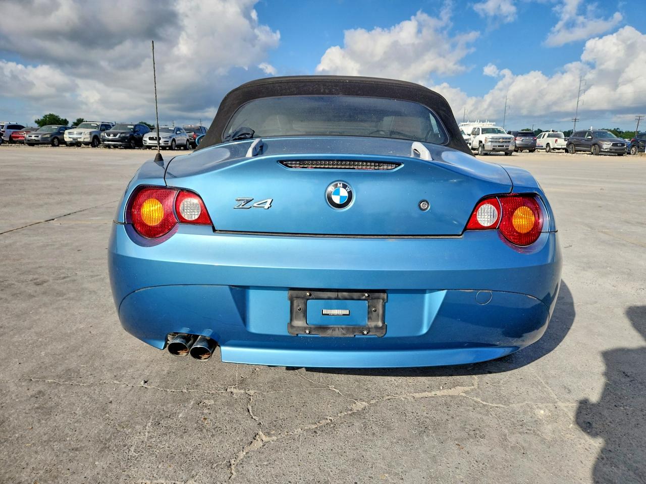 2004 Bmw Z4 2.5 Blue vin: 4USBT33554LS48851