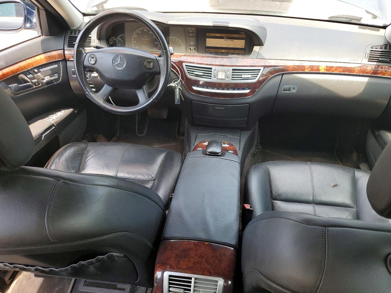 2007 Mercedes-benz S 550 Blue vin: WDDNG71X07A140856