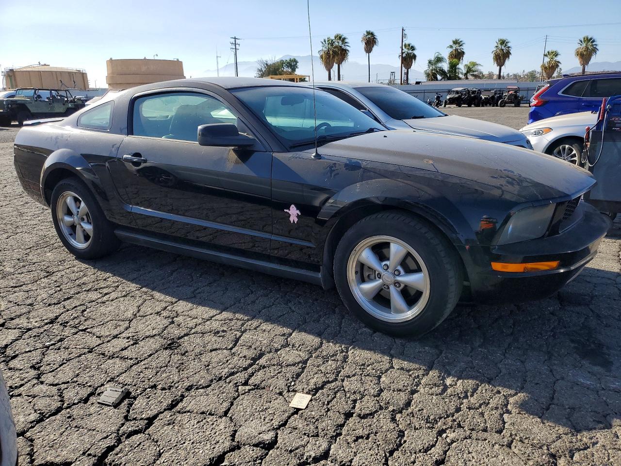 2008 Ford Mustang Black vin: 1ZVHT80N485148670