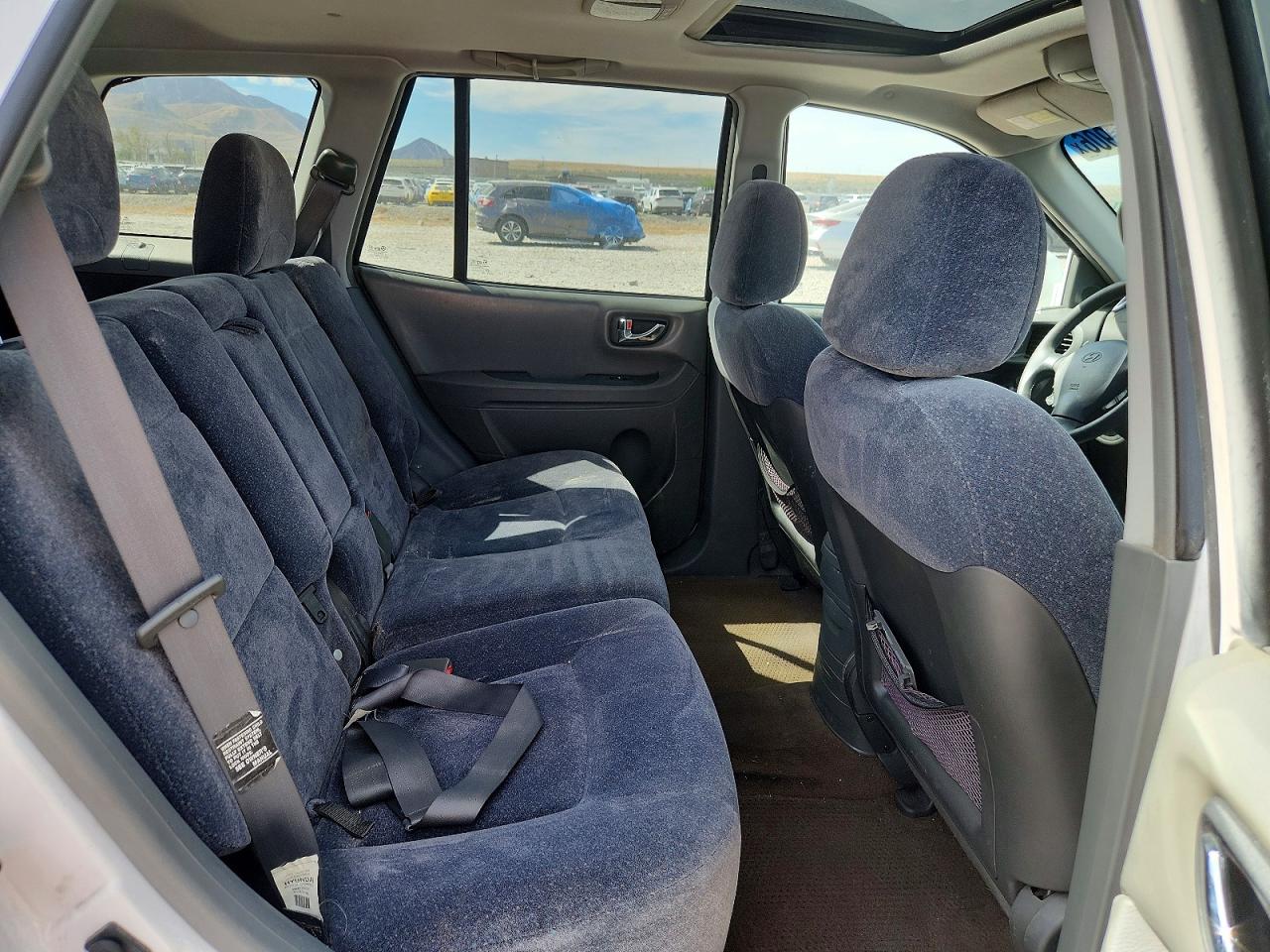 2004 Hyundai Santa Fe Gls White vin: KM8SC73E24U783297