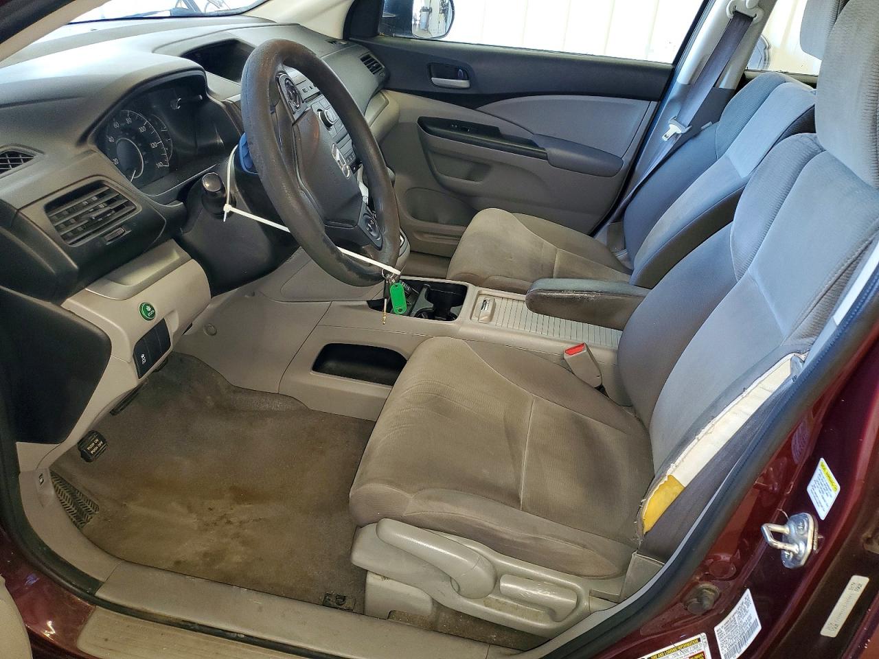 2012 Honda Cr-v Lx Maroon vin: 5J6RM4H31CL060660