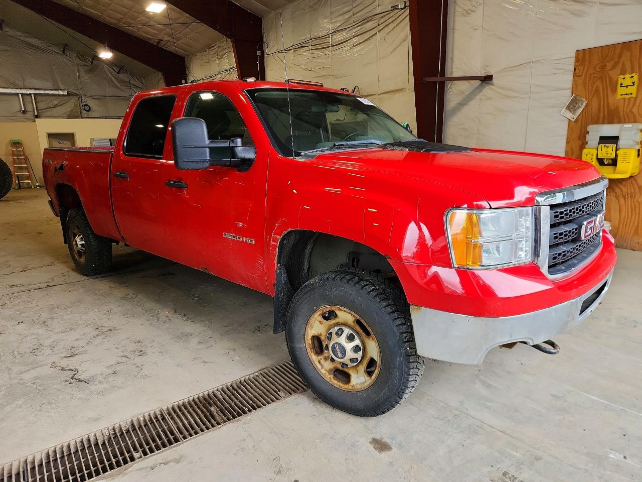 2013 Gmc Sierra K2500 Heavy Duty Red vin: 1GT12ZCG9DF230358