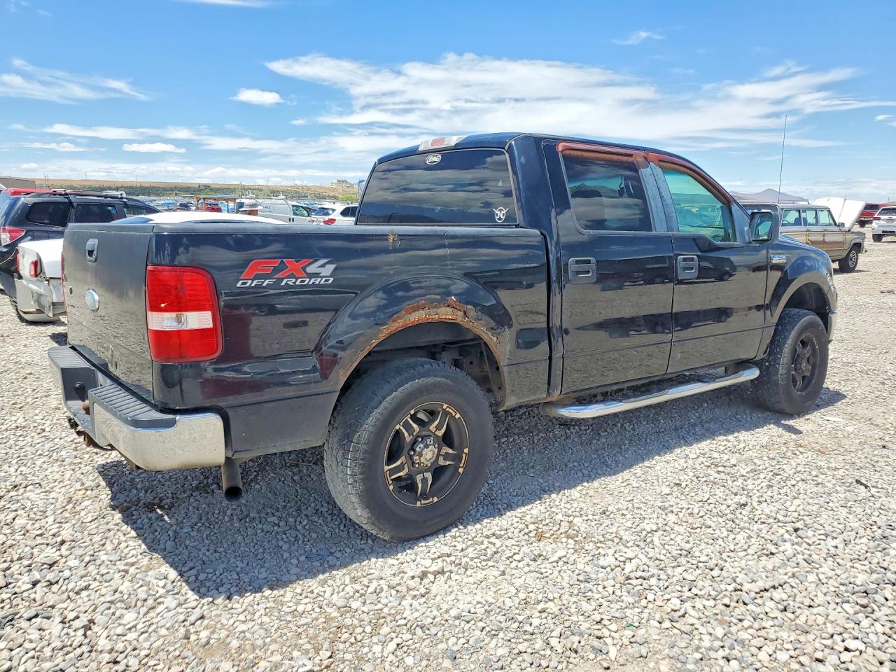 2008 Ford F150 Supercrew Черный vin: 1FTRW14W08FB35286