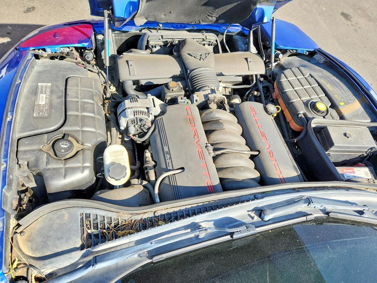 2002 Chevrolet Corvette Blue vin: 1G1YY32G825109361