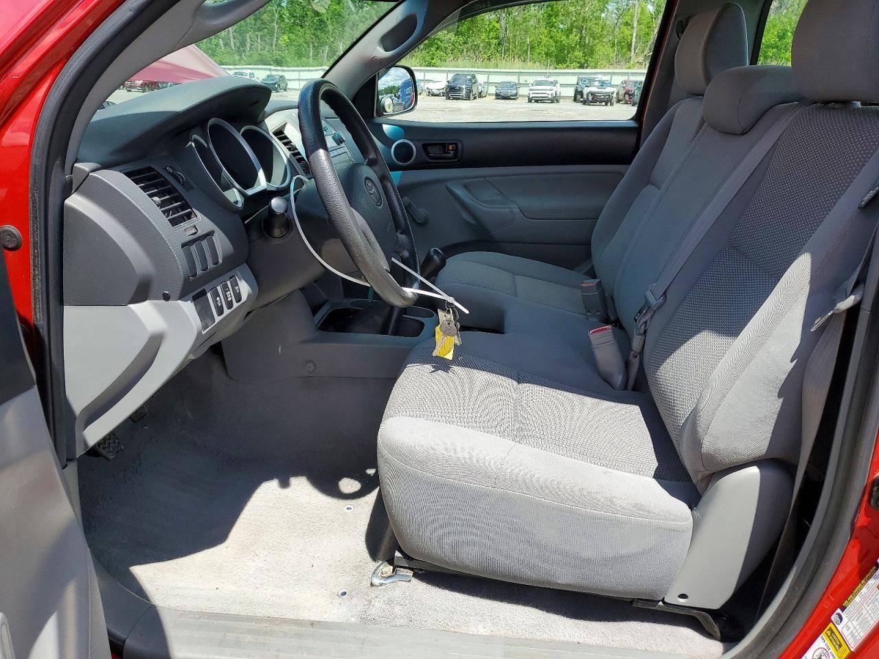 2009 Toyota Tacoma Base Red vin: 5TEPX42N29Z614782