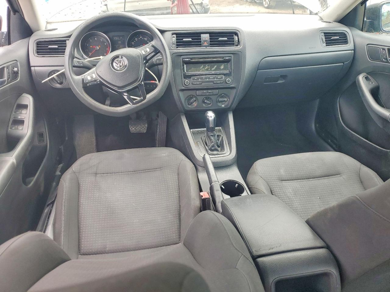 2015 Volkswagen Jetta Base Gray vin: 3VW2K7AJXFM213544