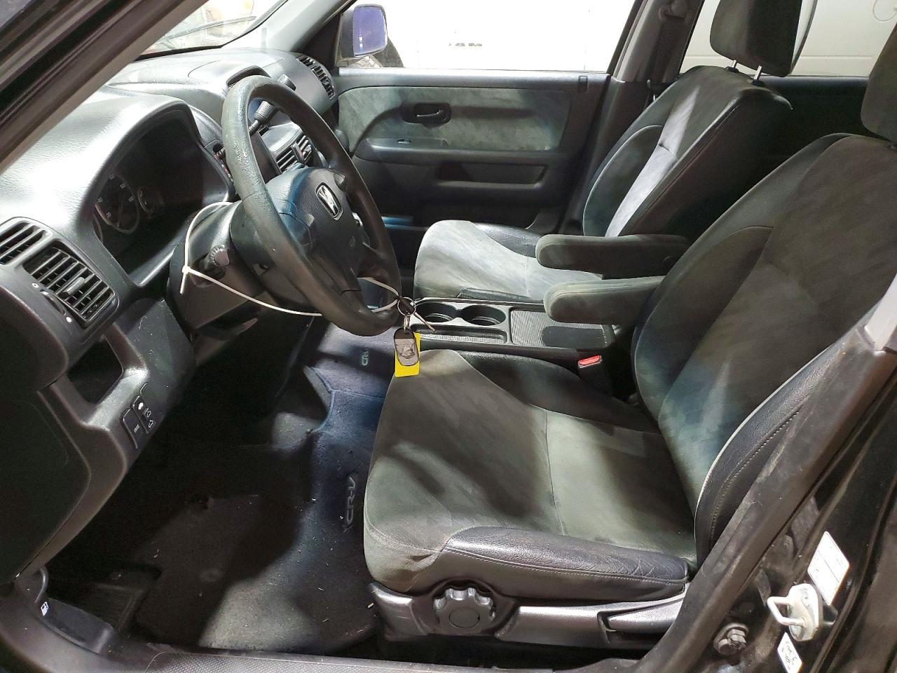 2002 Honda Cr-v Ex Black vin: JHLRD78862C077989