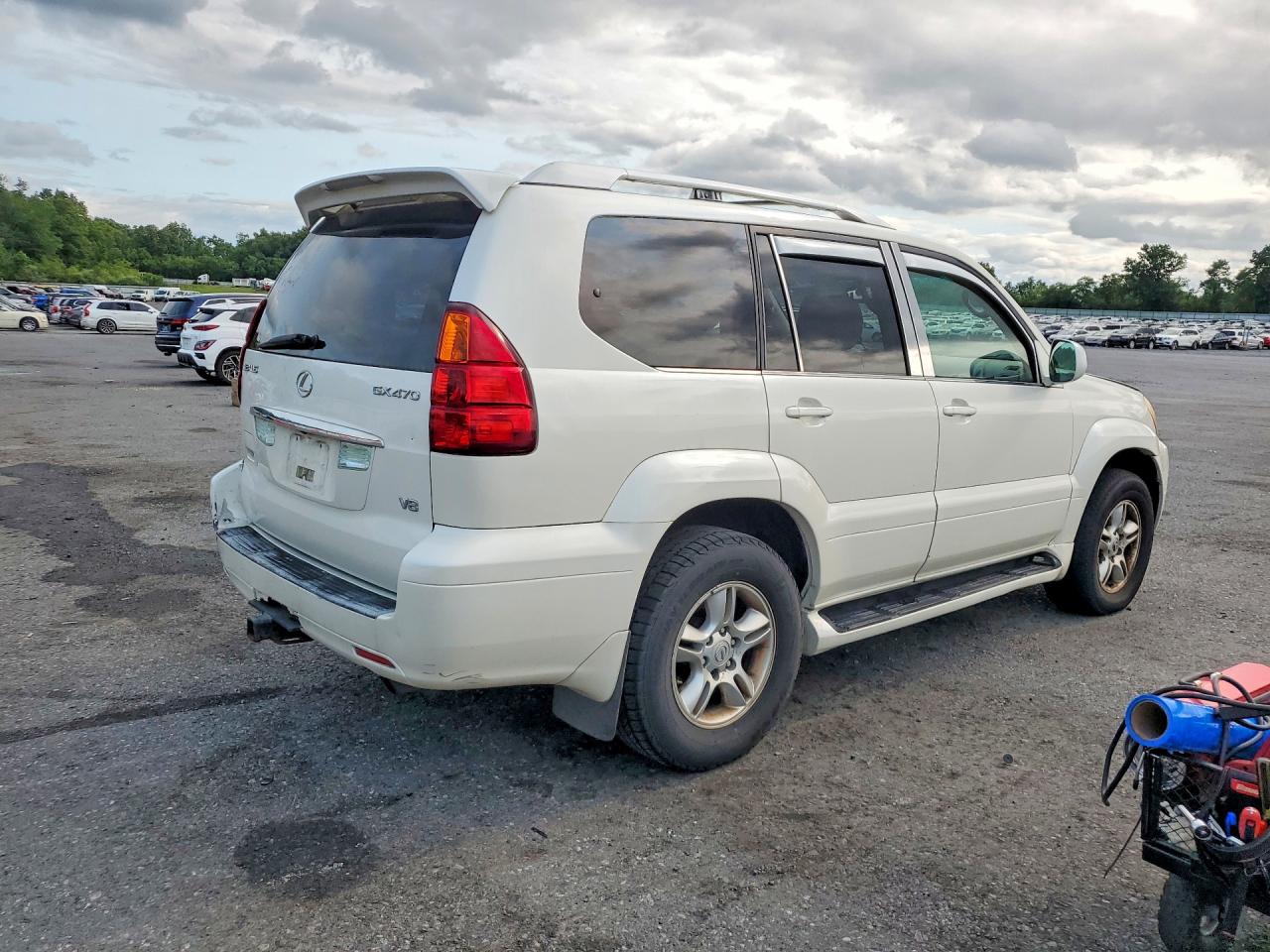 2006 Lexus Gx 470 White vin: JTJBT20X860107280