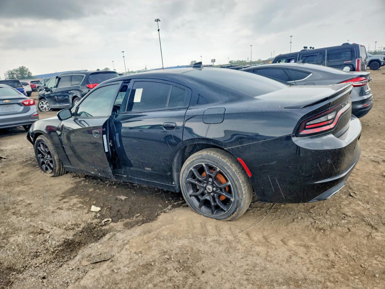 2018 Dodge Charger Gt Black vin: 2C3CDXJG8JH136044