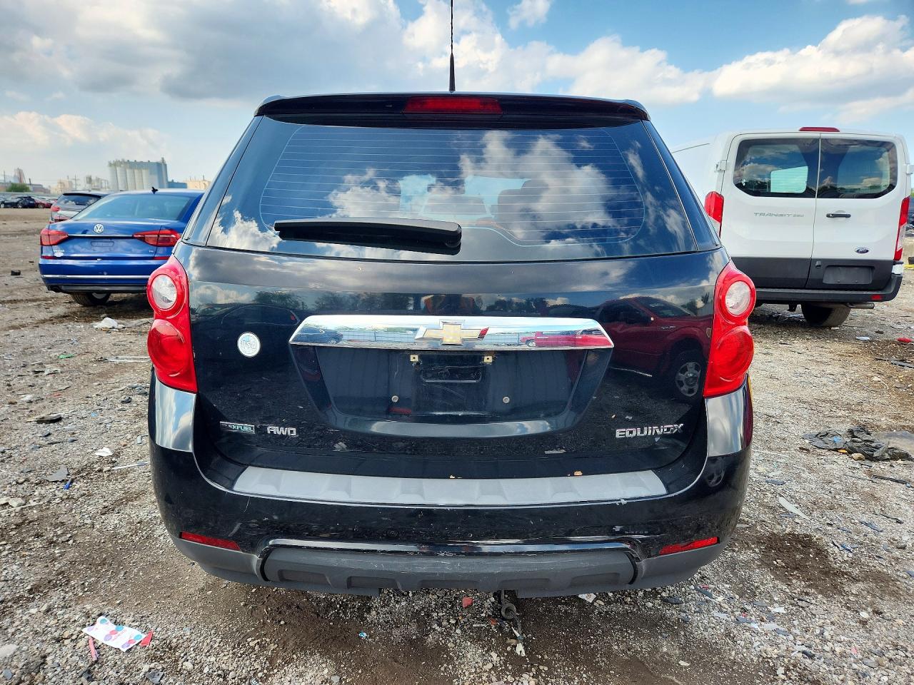 2012 Chevrolet Equinox Ls Black vin: 2GNFLCEK9C6142136