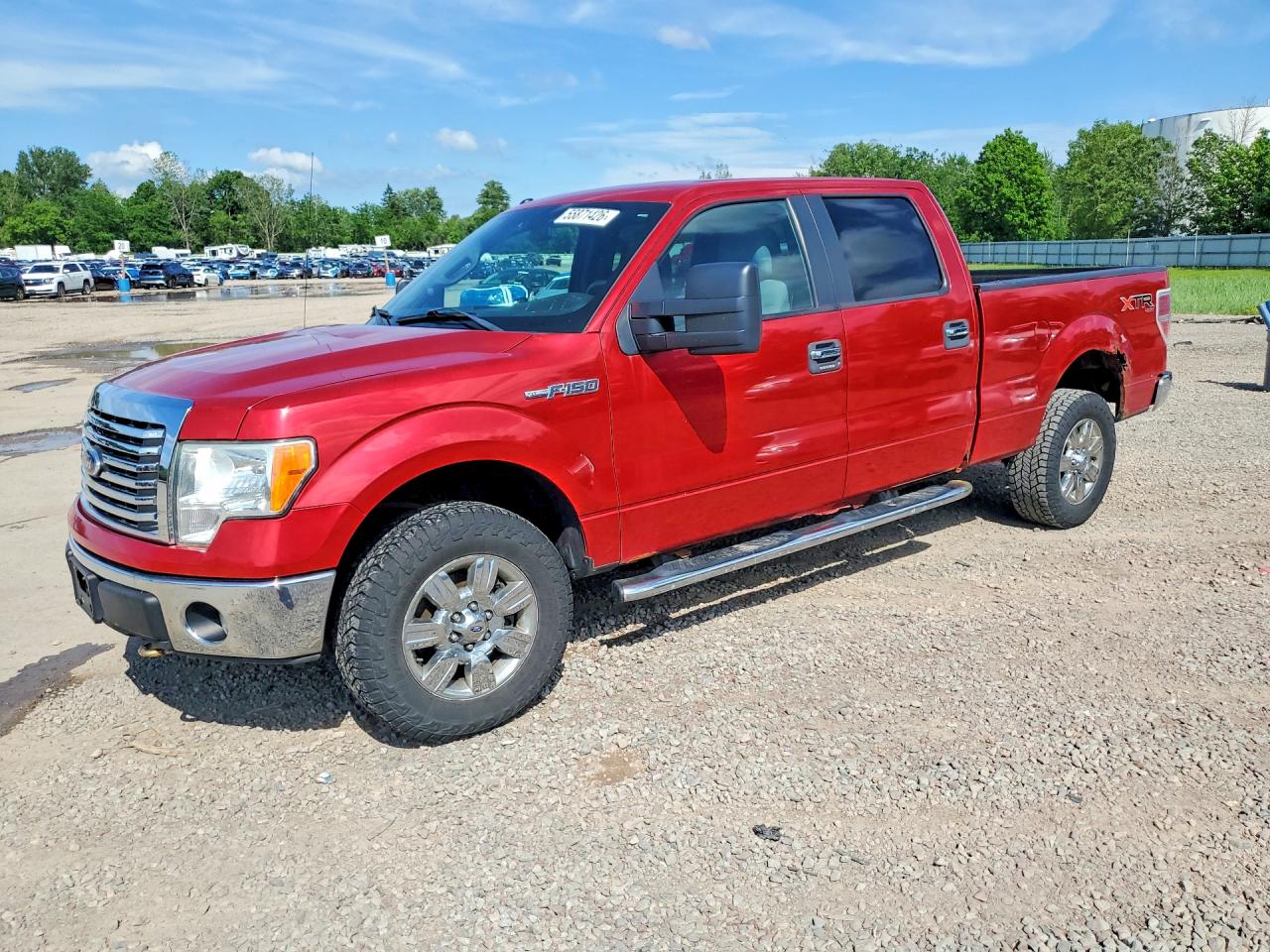 2012 Ford F150 Supercrew Red vin: 1FTFW1EF0CFB66452