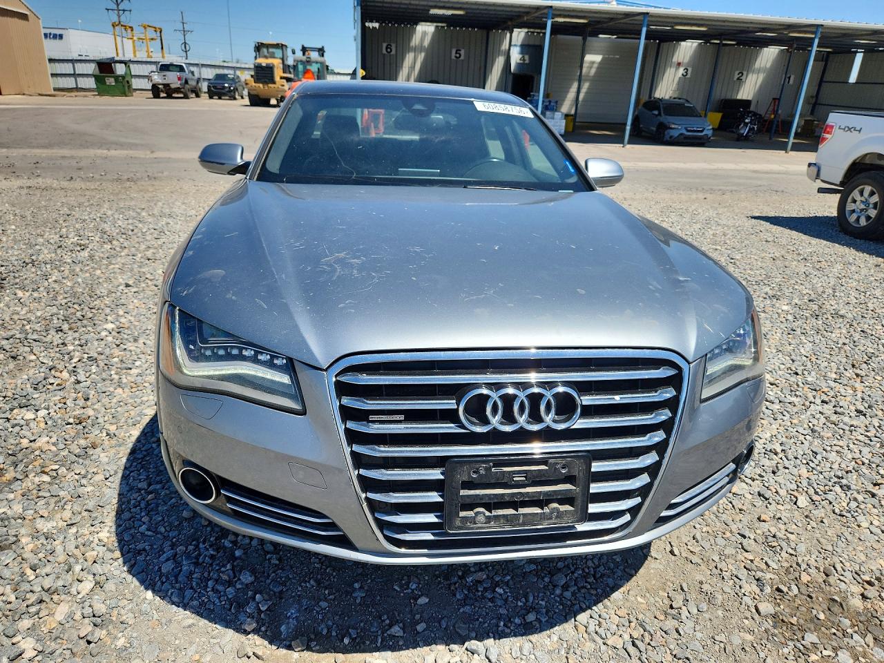 2013 Audi A8 L Quattro Gray vin: WAURGAFD0DN019947