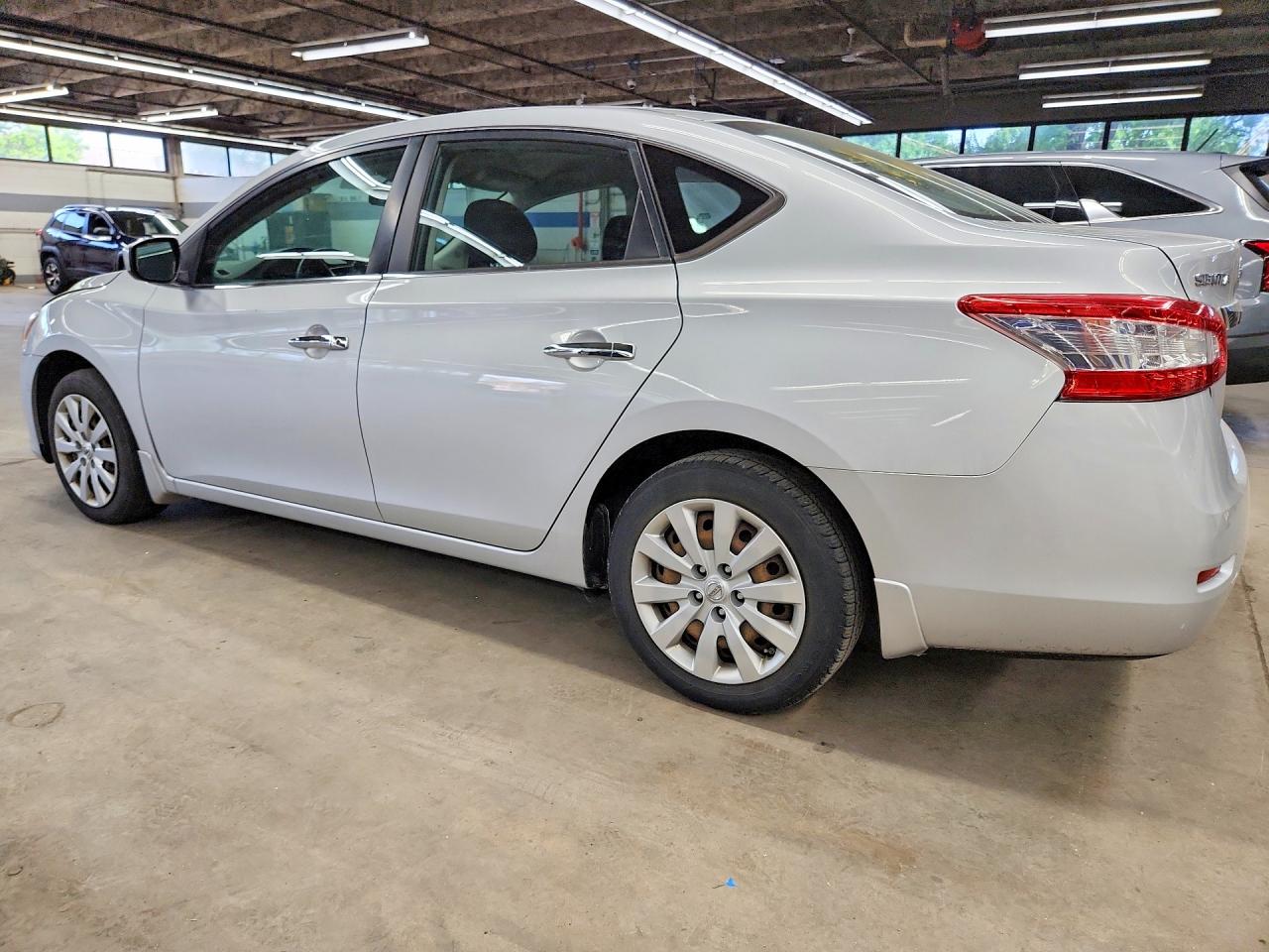 2013 Nissan Sentra S Silver vin: 3N1AB7AP5DL671789