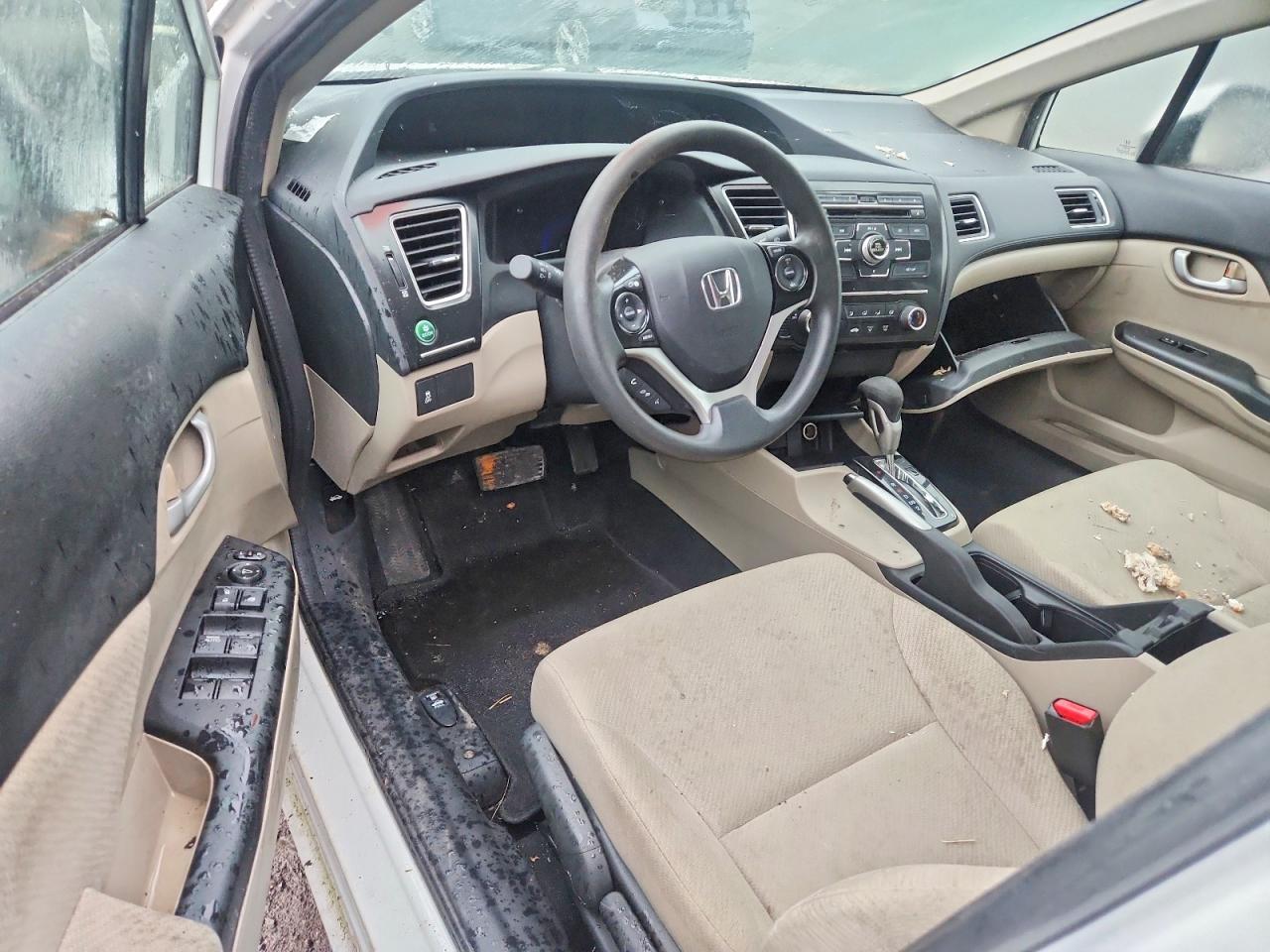 2013 Honda Civic Lx Белый vin: 2HGFB2F5XDH522656