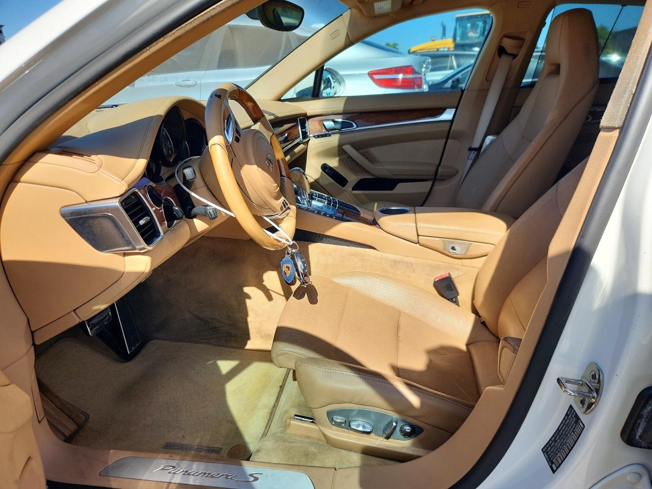 2012 Porsche Panamera S White vin: WP0AB2A73CL060024