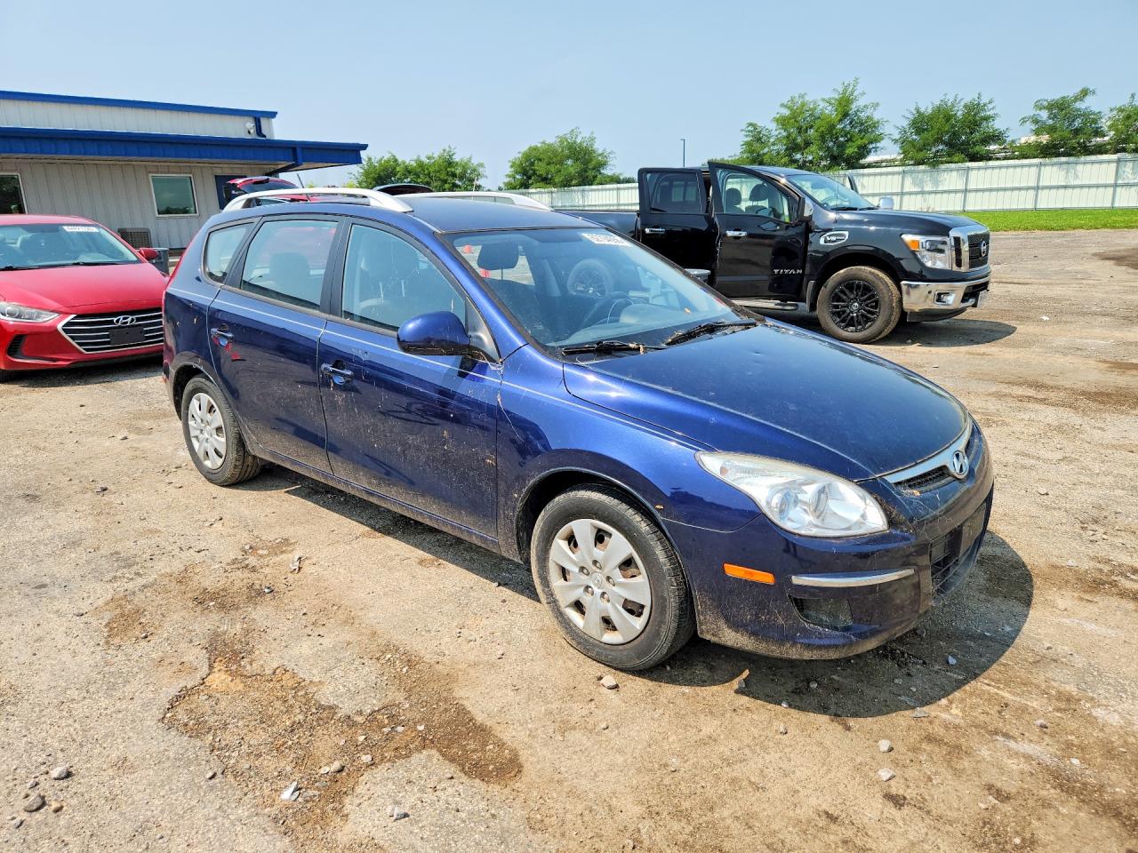 2011 Hyundai Elantra Touring Gls Blue vin: KMHDC8AE6BU090585
