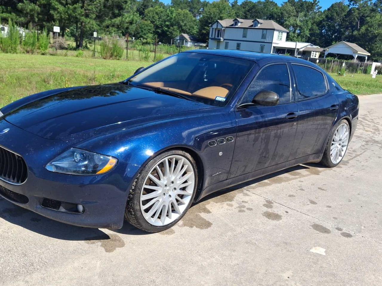 2011 Maserati Quattroporte S Blue vin: ZAM39JKAXB0059487
