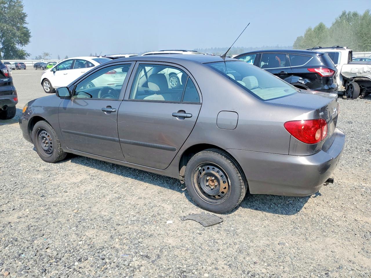 2008 Toyota Corolla Ce Gray vin: 1NXBR32E18Z983604