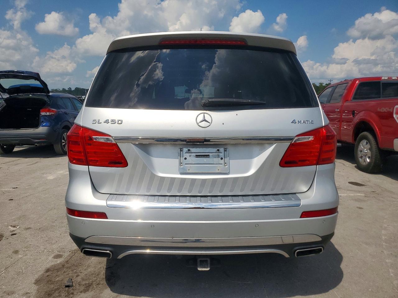 2014 Mercedes-benz Gl 450 4matic Silver vin: 4JGDF7CE7EA399342