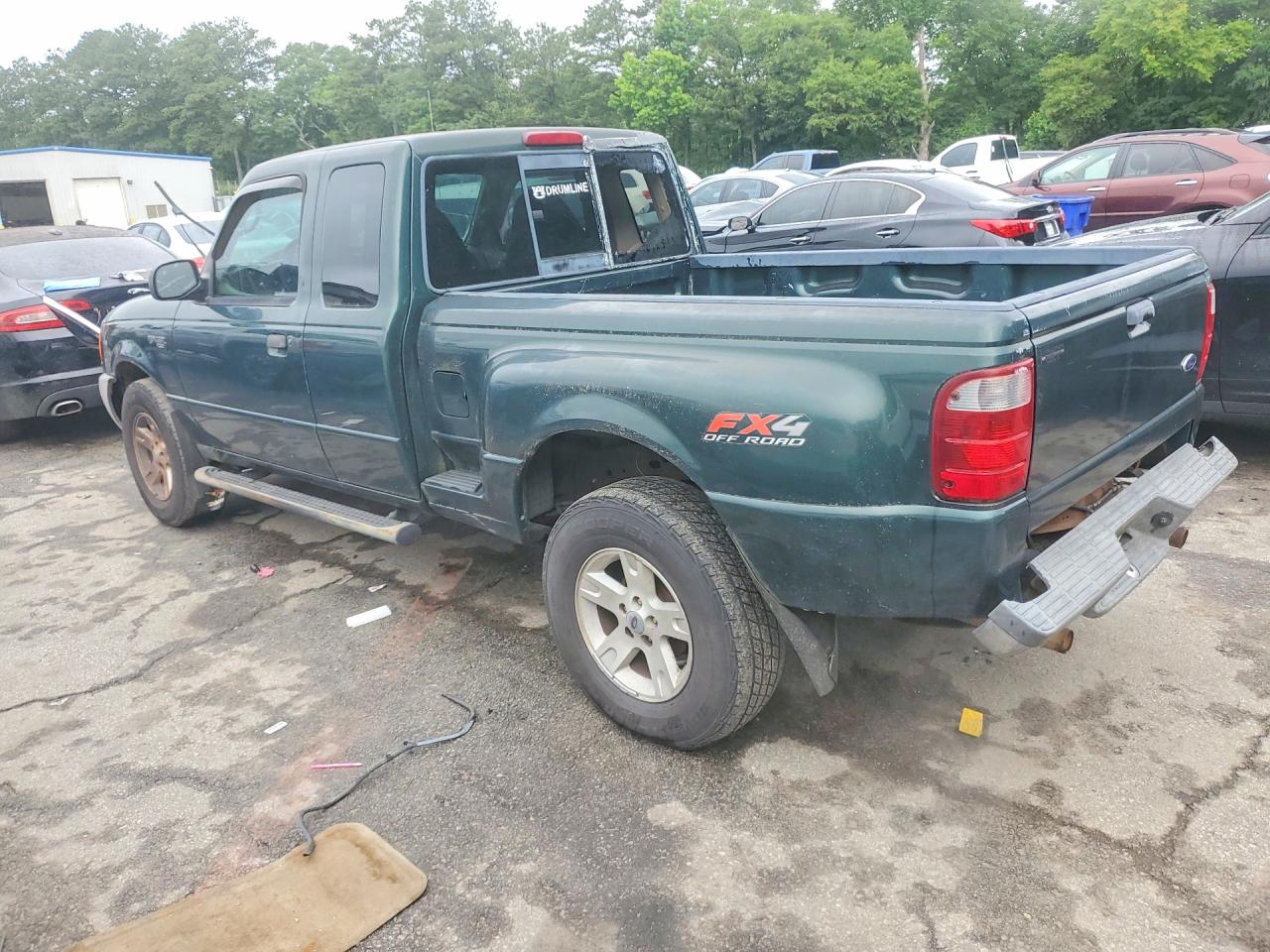 2003 Ford Ranger Super Cab Green vin: 1FTZR45E73PB19099