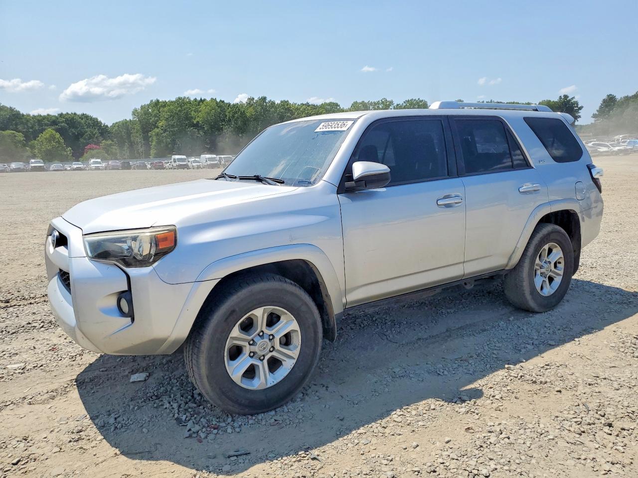 2015 Toyota 4runner Sr5 Silver vin: JTEZU5JR2F5092449