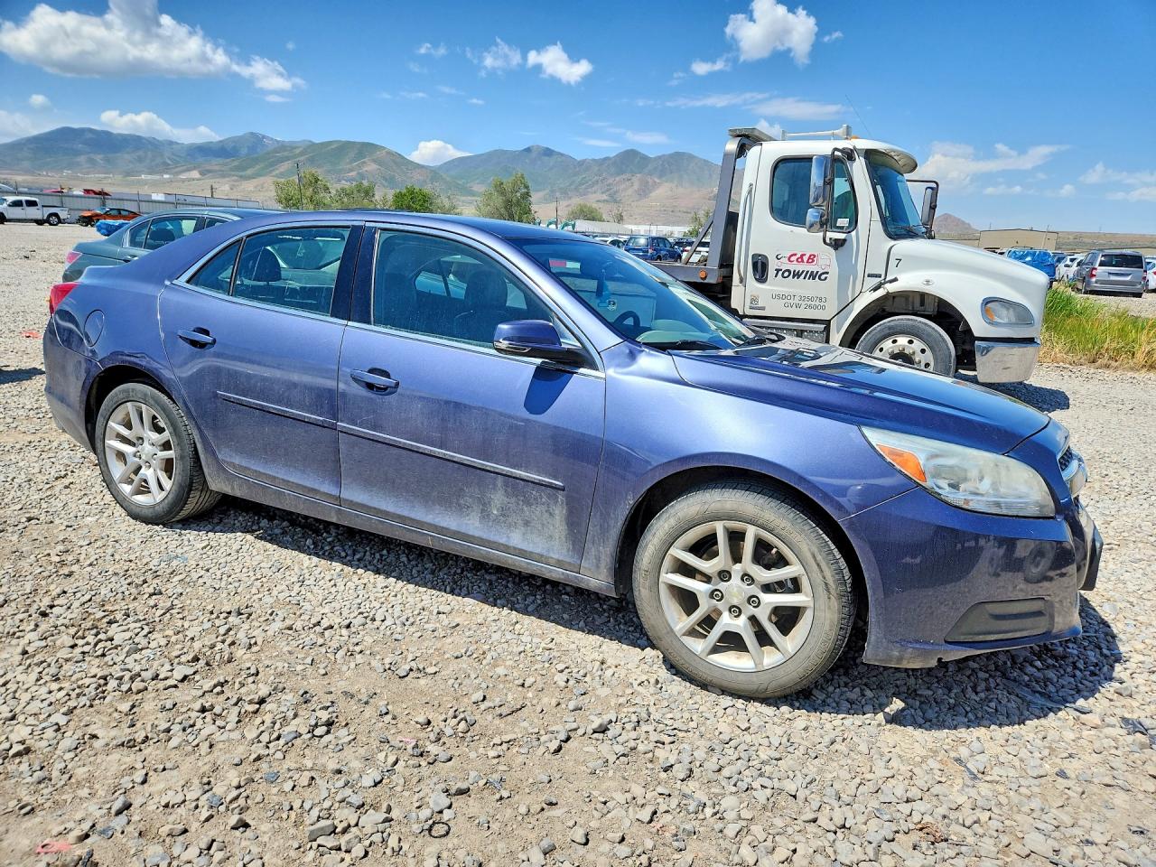 2013 Chevrolet Malibu Синий vin: 1G11C5SA9DF217136