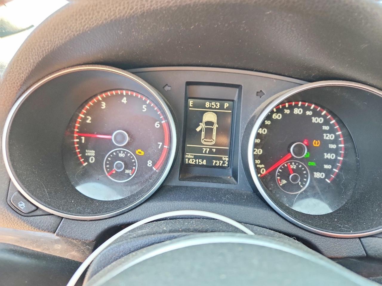 2012 Volkswagen Gti Черный vin: WVWHD7AJXCW145720