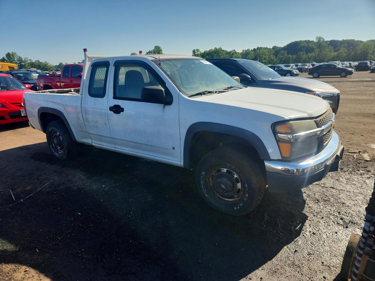 2007 Chevrolet Colorado White vin: 1GCDT19E678144015
