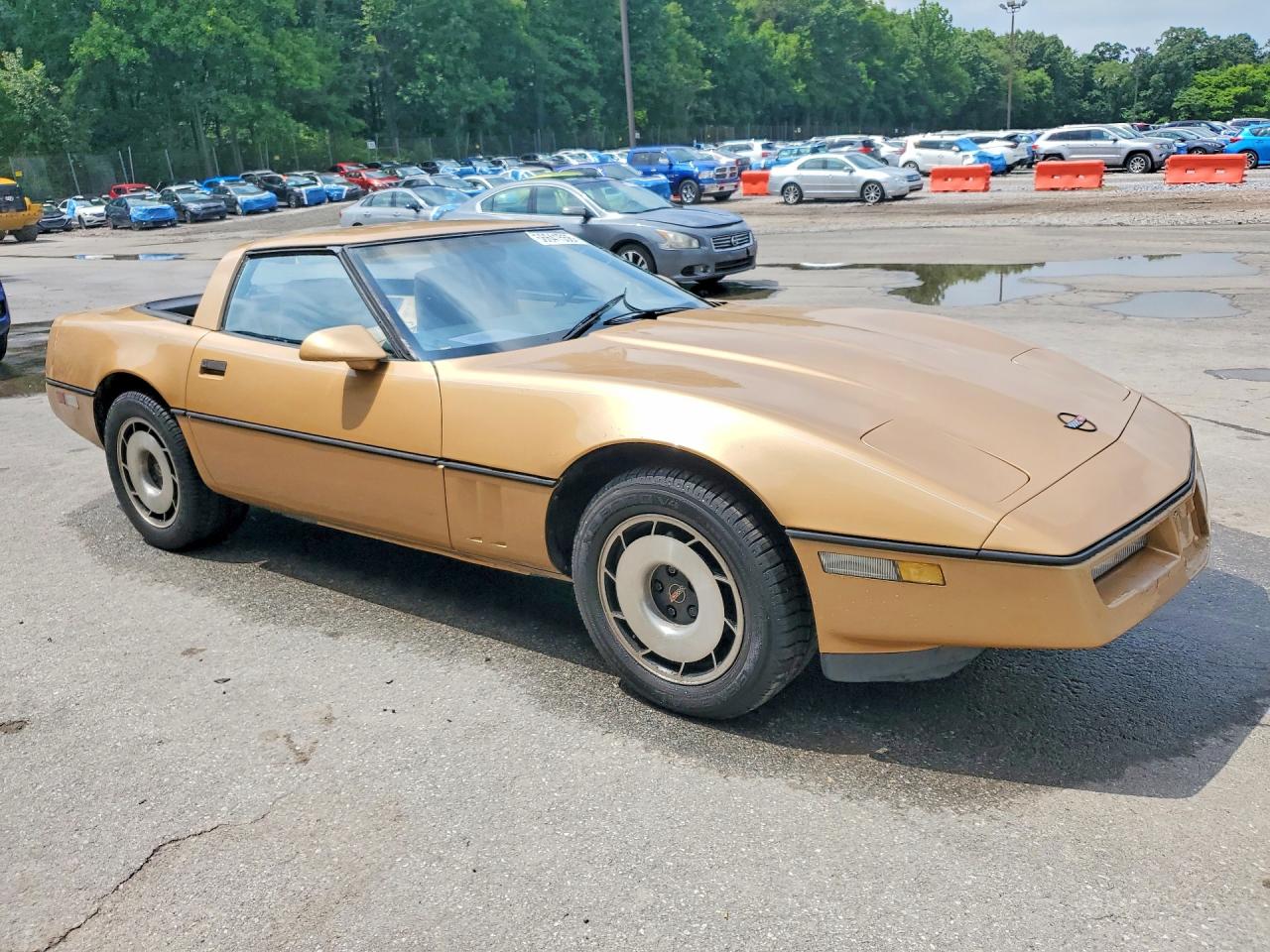 1984 Chevrolet Corvette Yellow vin: 1G1AY0788E5123461