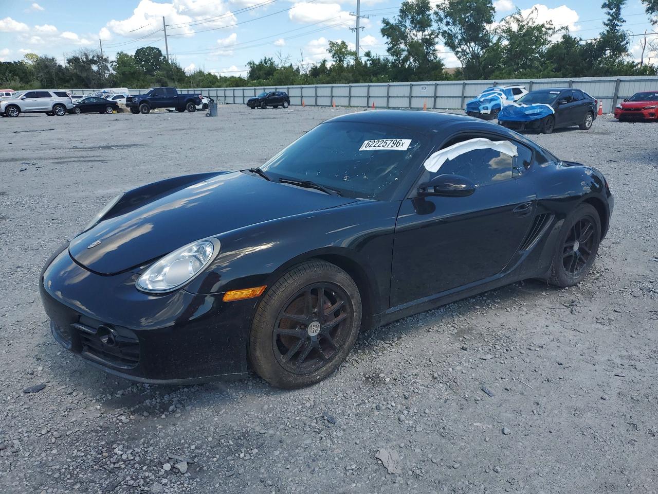 2008 Porsche Cayman Black vin: WP0AA29828U762336