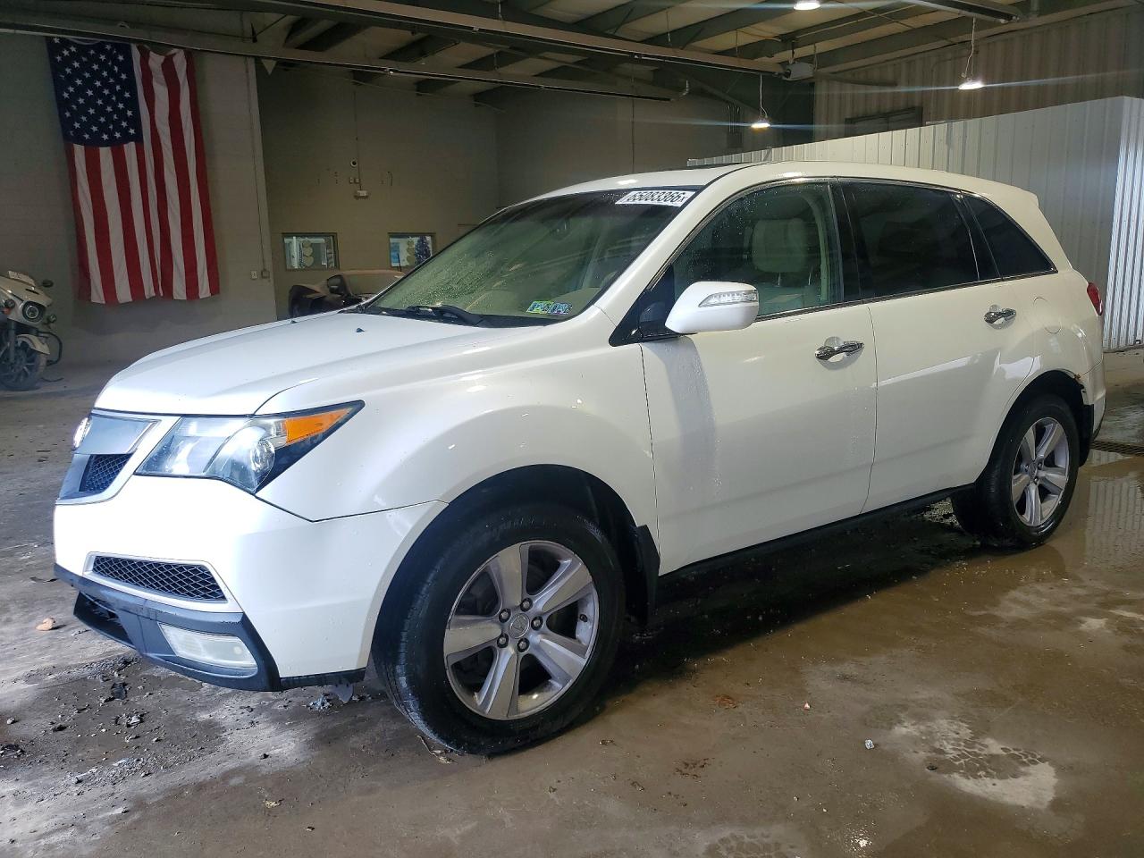 2012 Acura Mdx Technology Белый vin: 2HNYD2H31CH504763