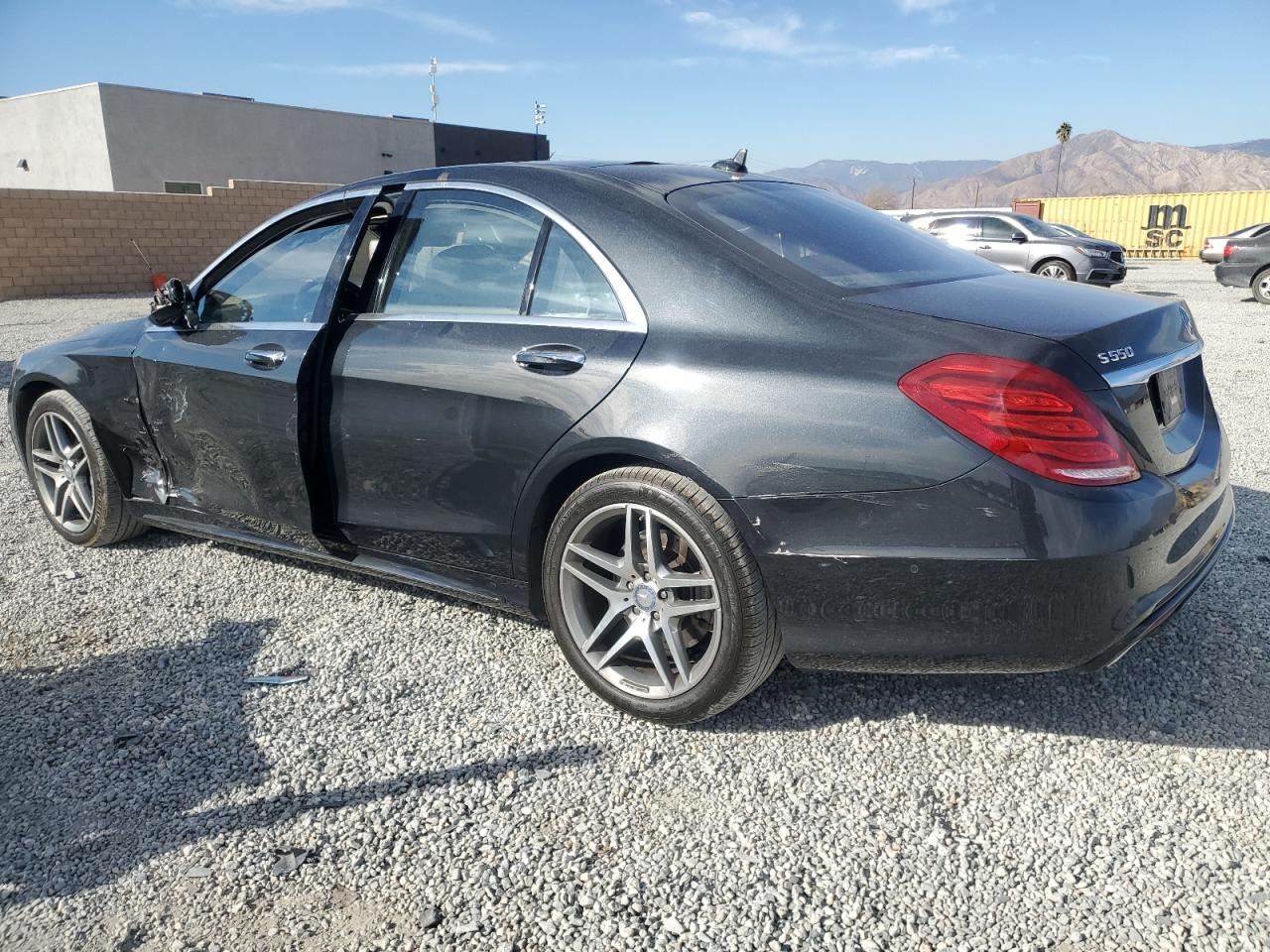 2015 Mercedes-benz S 550 4matic Черный vin: WDDUF8FBXFA187344