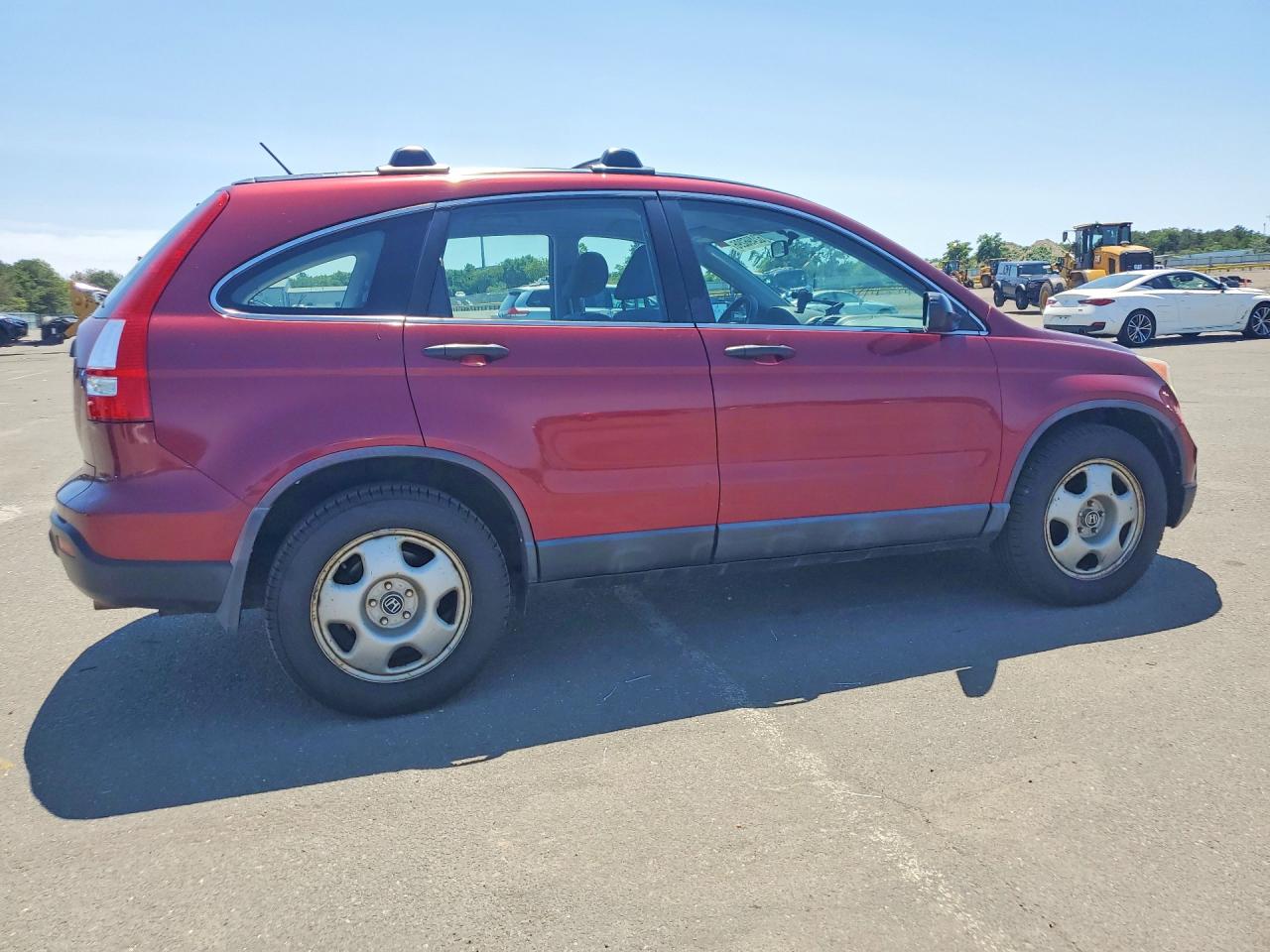 2008 Honda Cr-v Lx Red vin: 5J6RE48338L016003