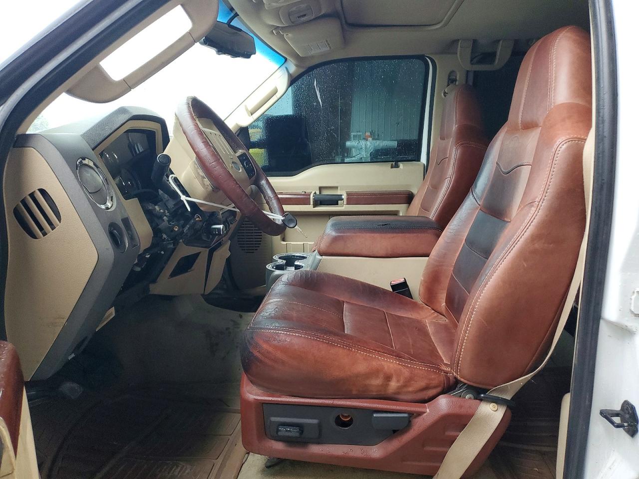 2008 Ford F250 Super Duty White vin: 1FTSW21R78EC56571