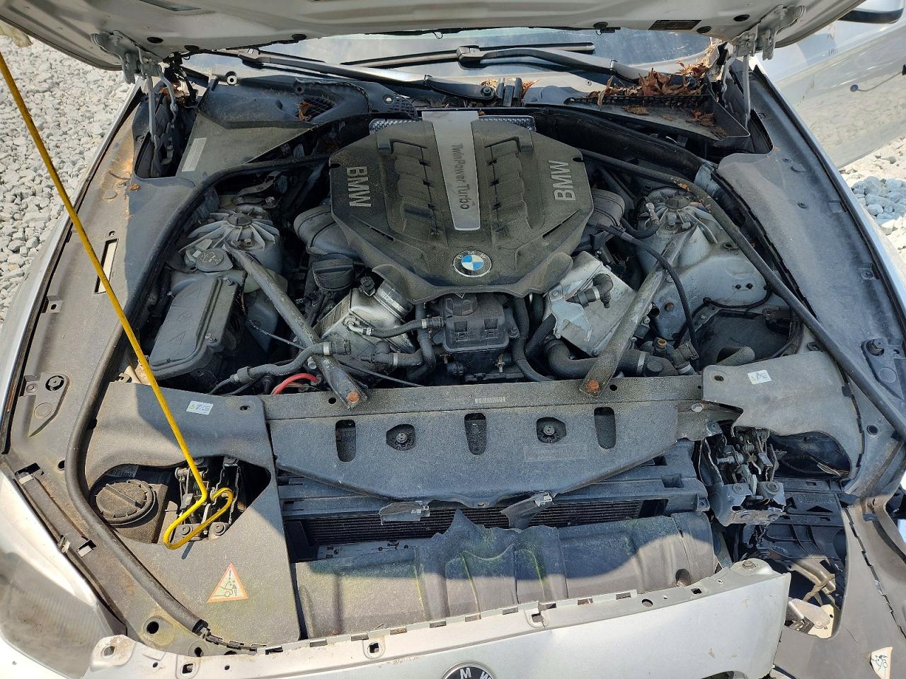 2012 Bmw 650 I Silver vin: WBALZ3C5XCDL71401