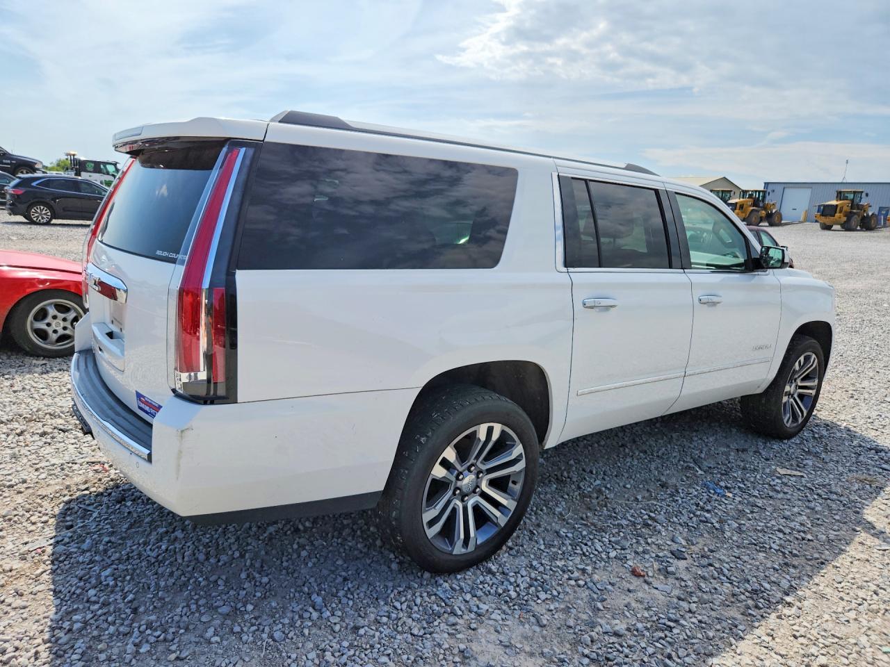 2015 Gmc Yukon Xl Denali White vin: 1GKS1JKJXFR290435
