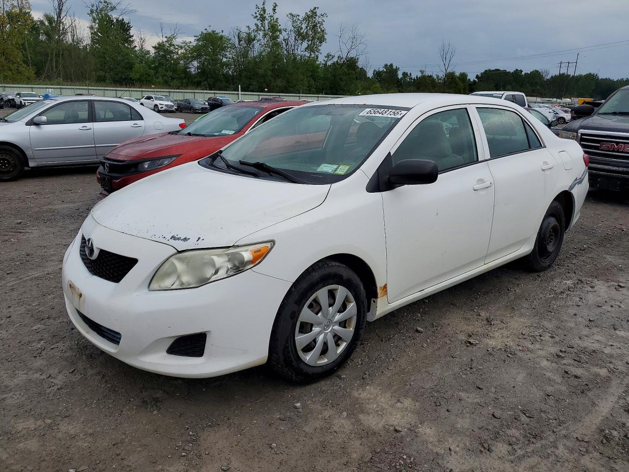 2010 Toyota Corolla Base White vin: 1NXBU4EE2AZ185389