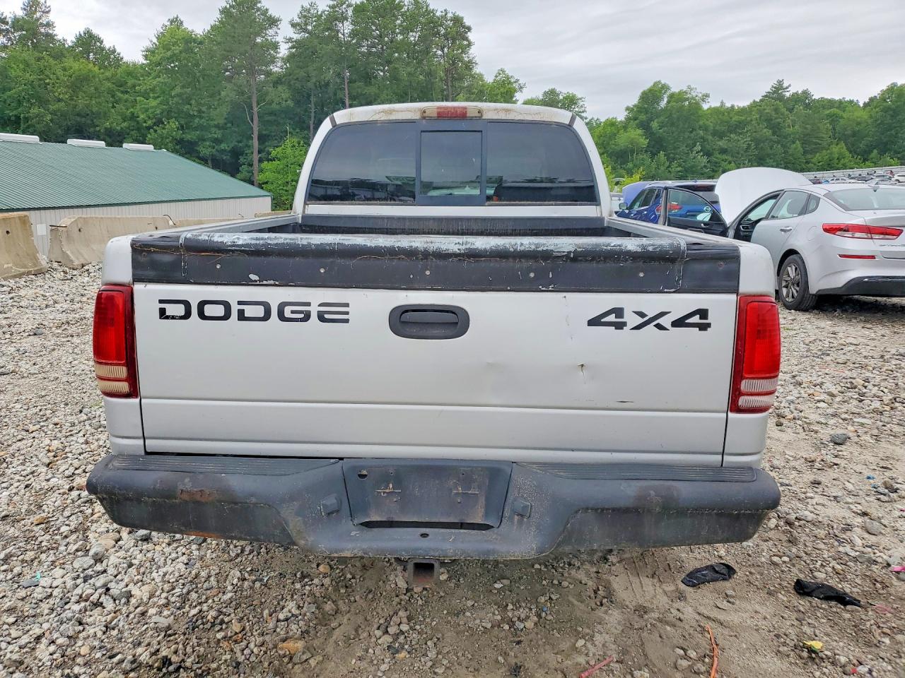 2001 Dodge Dakota Quad Silver vin: 1B7GG2AZ91S135132