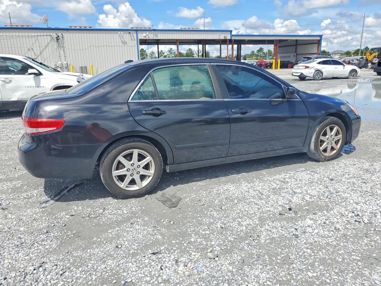 2004 Honda Accord Ex Black vin: 1HGCM66544A023662