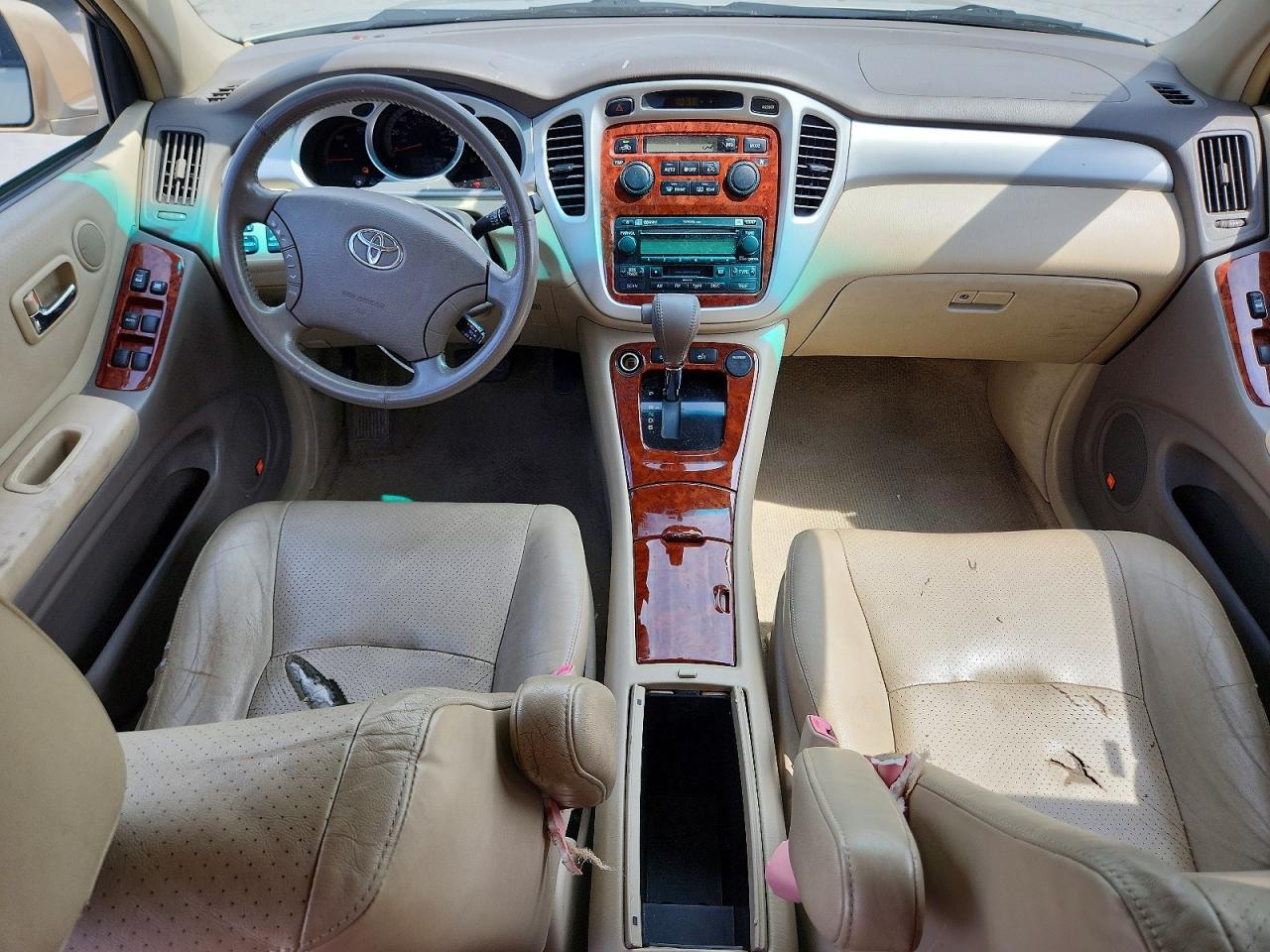 2007 Toyota Highlander Hybrid Gold vin: JTEDW21A170022677