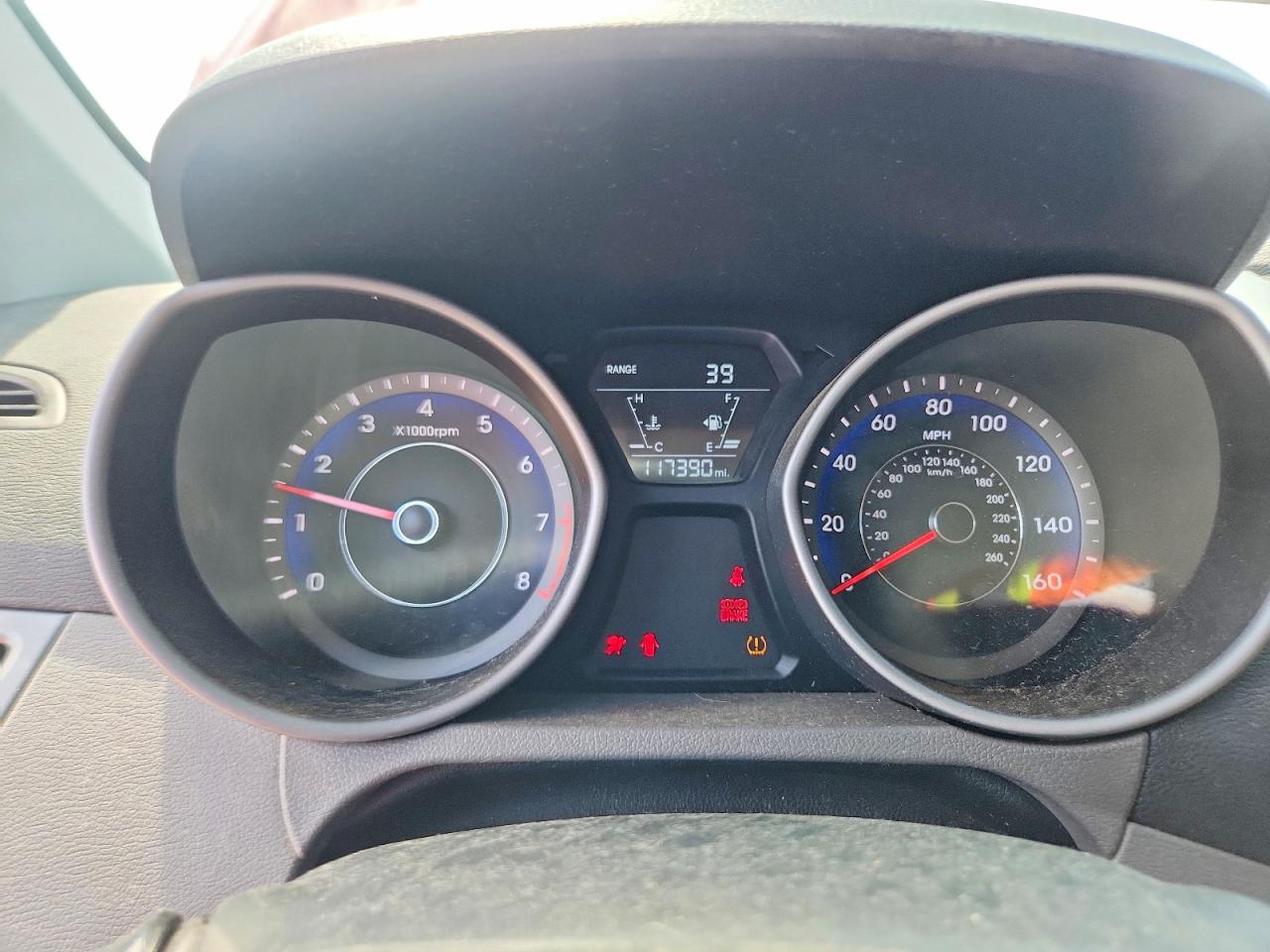 2014 Hyundai Elantra Sport Red vin: KMHDH4AH4EU174252