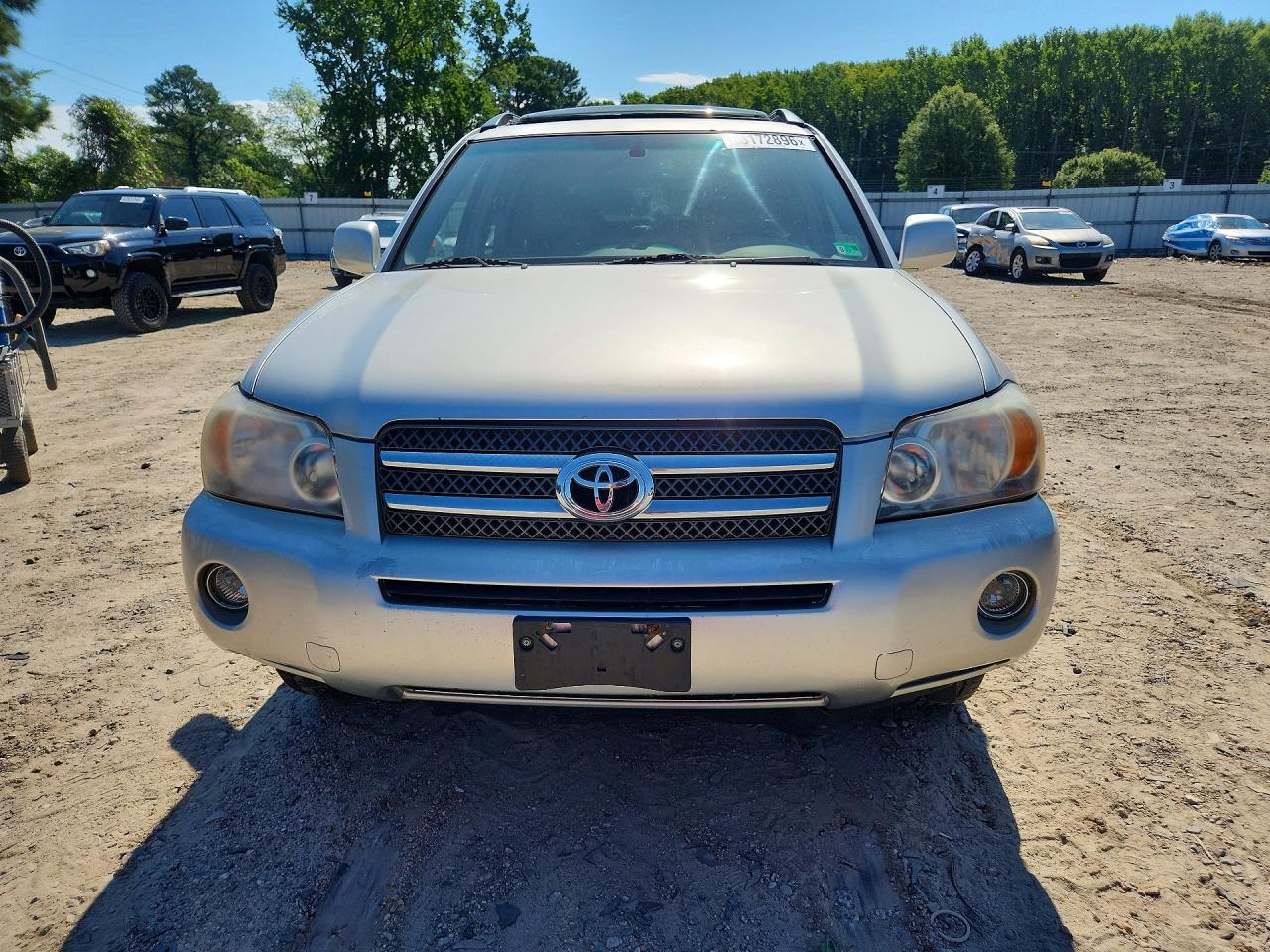 2006 Toyota Highlander Hybrid Серебряный vin: JTEEW21A060005453