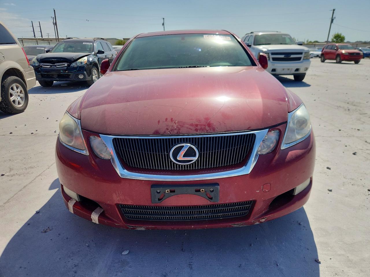2009 Lexus Gs 350 Red vin: JTHBE96S590044384