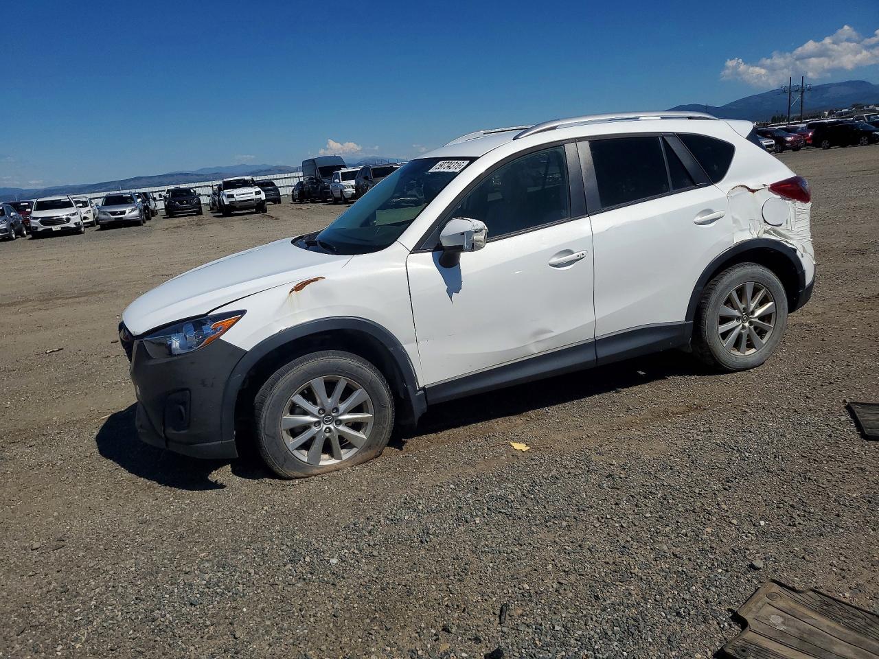 2015 Mazda Cx-5 Touring White vin: JM3KE4CY8F0495521