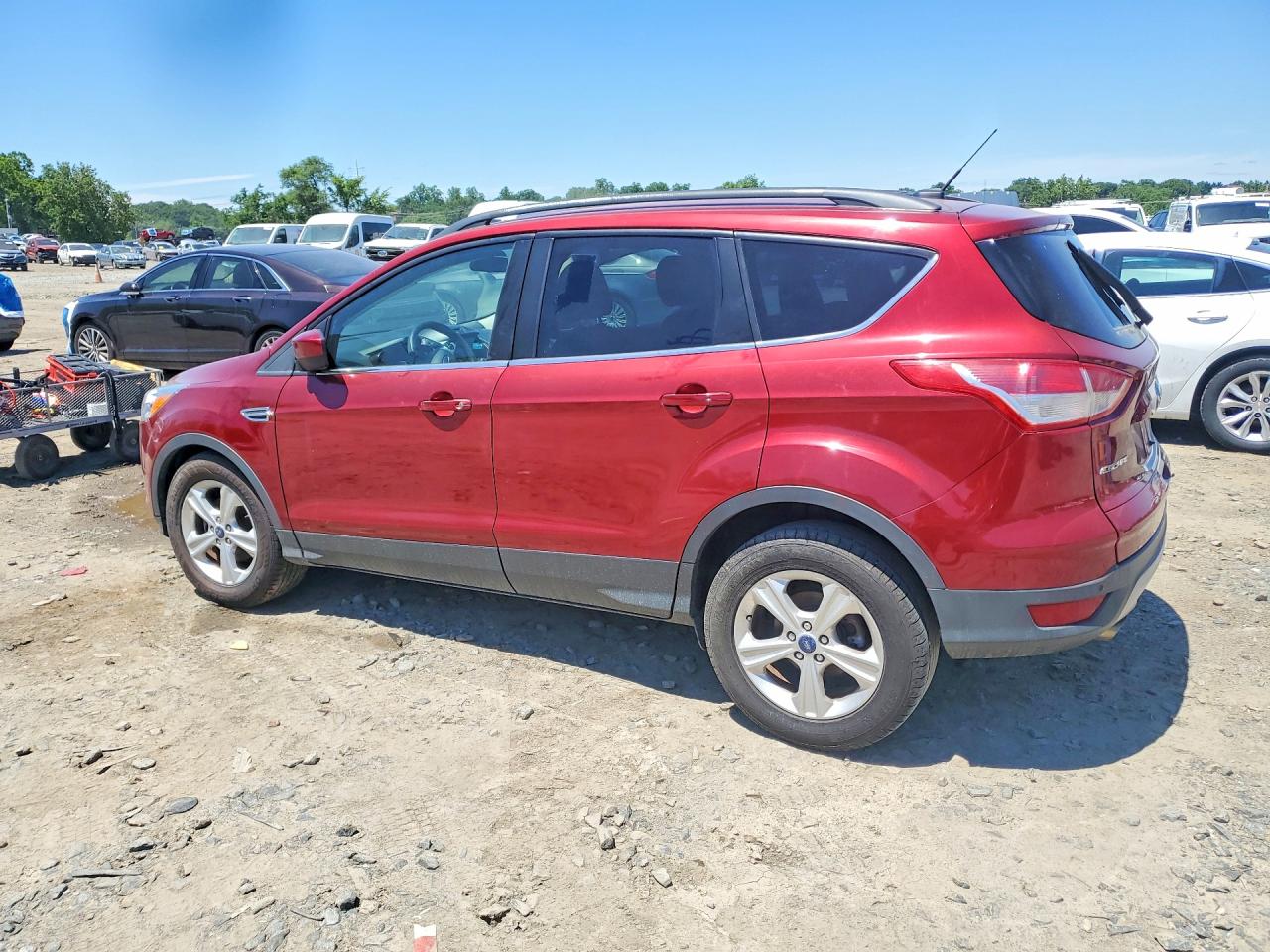 2014 Ford Escape Red vin: 1FMCU0GX4EUA68964